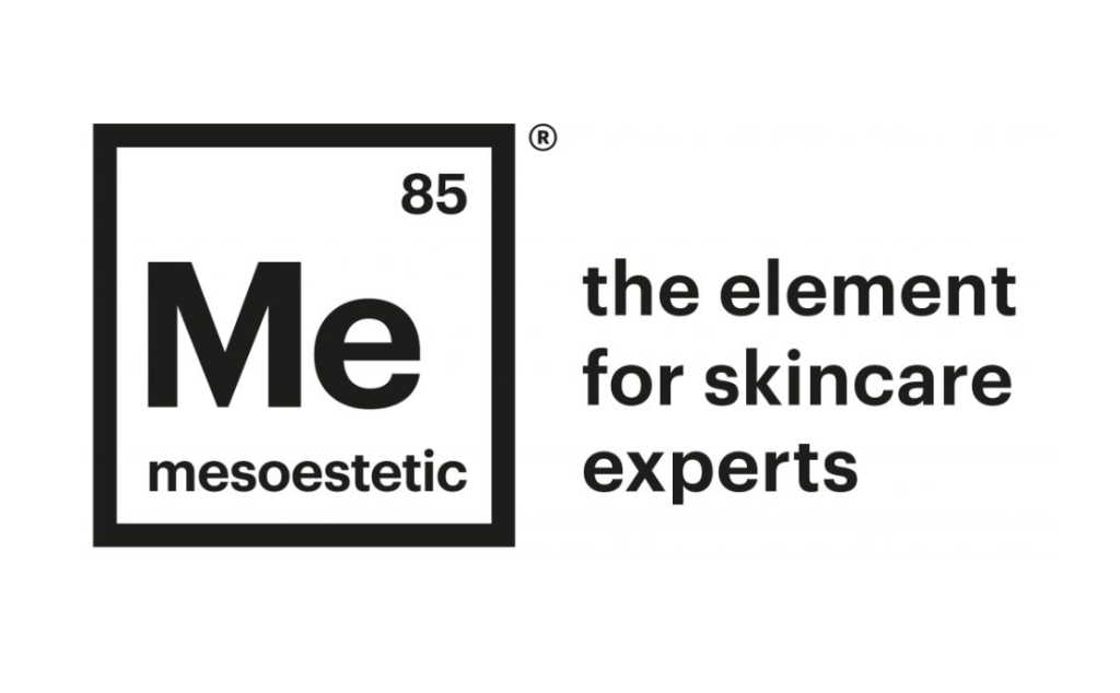 mesoestetic logog the element for skin care experts